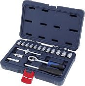 Наборы торцевых головок с трещотками и воротками