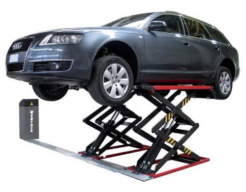 Подъемник ножничный, короткий 3500 кг. напольный