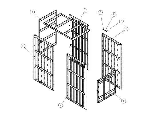 506 Клеть для накачивания крупногабаритных колес