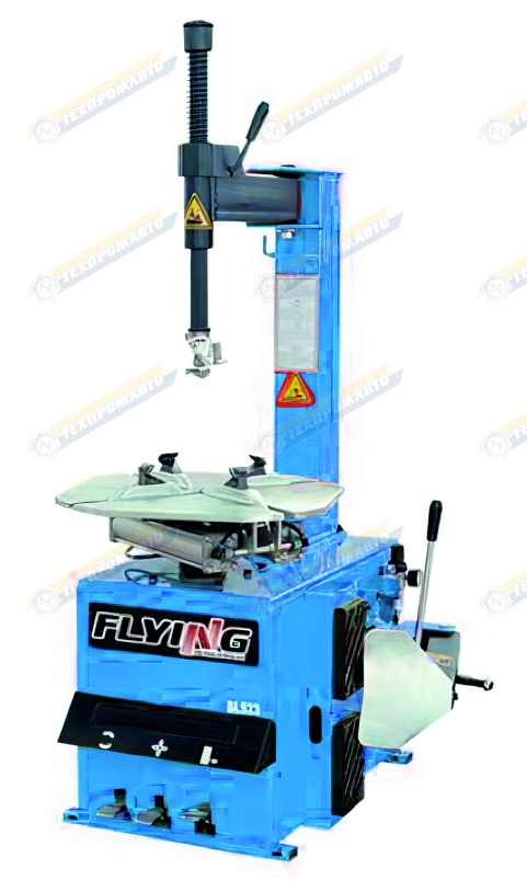 Стенд шиномонтажный 10-24 дюйма со взрывной накачкой синий