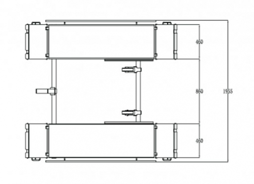 Подъемник ножничный 380V синий F6010 380V C