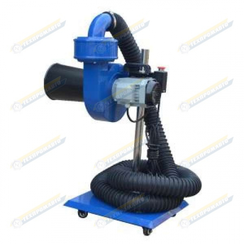 Мобильное устройство для вытяжки выхлопных газов под шланг 76 мм 220 вольт