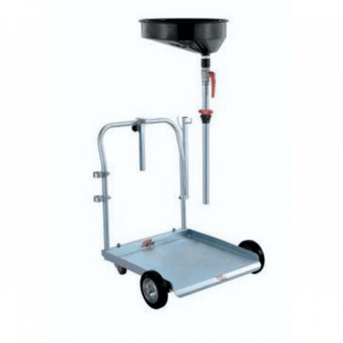 Тележка для сбора отработанного масла под бочку 180-220 кг