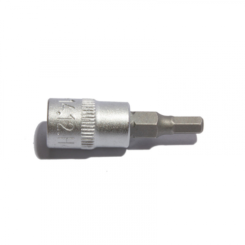 Торцевая головка короткая с битой 1/4" H4, СТАНКОИМПОРТ, CS-14.12.H4