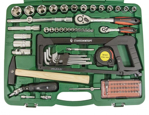 Набор инструментов (105 предметов) СТАНКОИМПОРТ НАБ.12.14.105