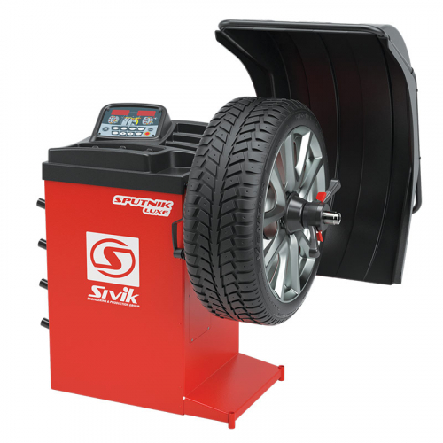 СБМК-60 Luxe SPUTNIK авто,стенд балансир,эл.привод,кожух,красн