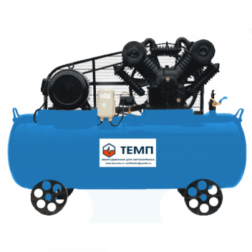 Компрессор 500л ресивер,800 л/м 10бар 380В 5,2кВт