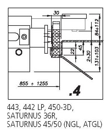 Траверса с пневмогидравлической помпой, WERTHER 496/3М.4 (OMA542R.4) Италия