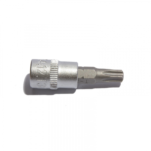 Торцевая головка короткая с битой Torx 1/4" T30, СТАНКОИМПОРТ, CS-14.12.T30