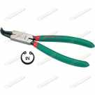 Съемник внутр. стопорных колец 210 мм изогн.