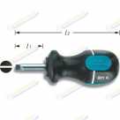 Отвертка плоская короткая