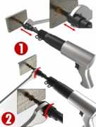 Набор ударных отверток для пневмомолотка, 6 предметов KA-5346