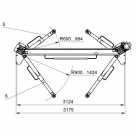 Подъемник двухстоечный SIVIK (СИВИК) ПГА-4200К, г/п 4,2 т