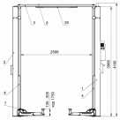 Подъемник двухстоечный SIVIK (СИВИК) ПГА-4200К, г/п 4,2 т